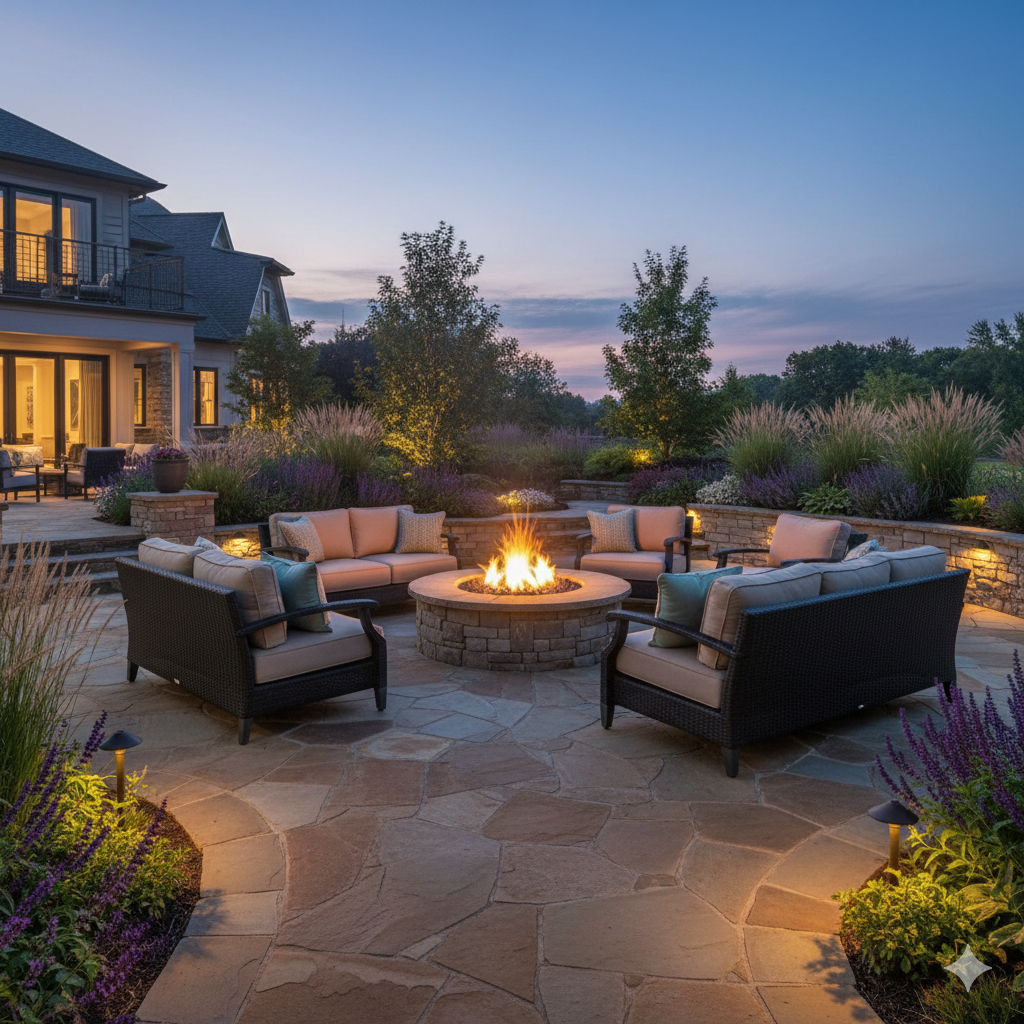 Stunning outdoor living space